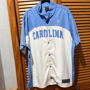 Jordan Men's Blue and White Carolina Jersey